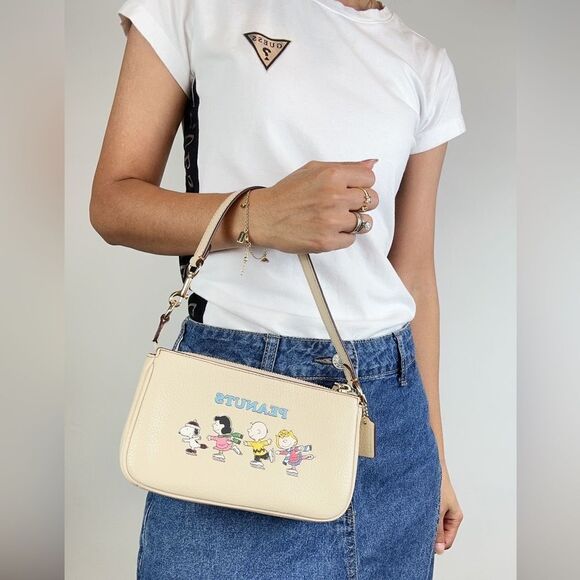 NWT Coach X Peanuts Nolita 19 With Snoopy‎ And Friends Motif - Picture 9 of 11